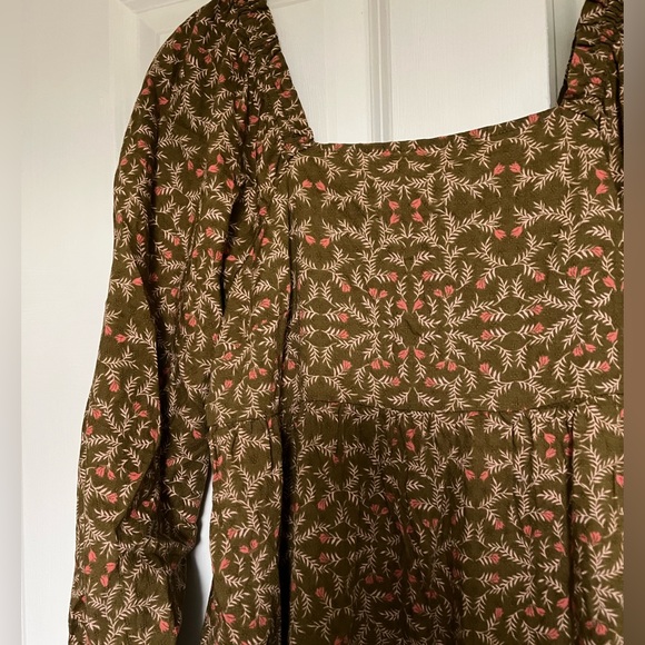 Universal Thread Square Neck Tiered Dress - Picture 3 of 6